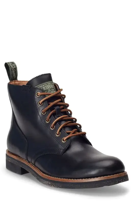 Polo Ralph Lauren Rl Army Boot In Polo Snuff Suede $165