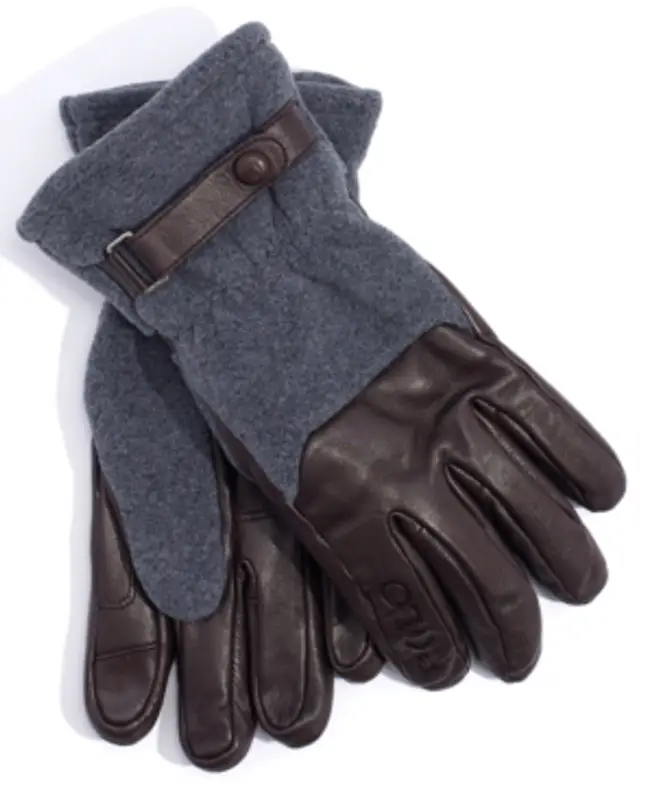 Polo Ralph Lauren Men's Active Hybrid Gloves In Dark Brown $98