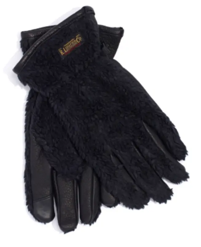 Polo Ralph Lauren Men's Fleece Gloves In Black $68