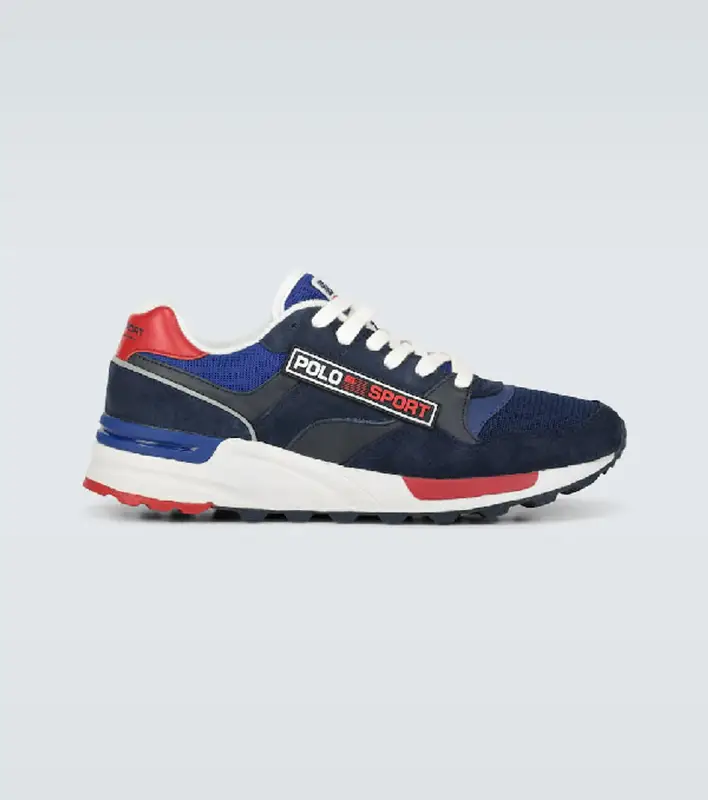 Polo Ralph Lauren Polo Sport Trackmaster Sneakers In Blue $162