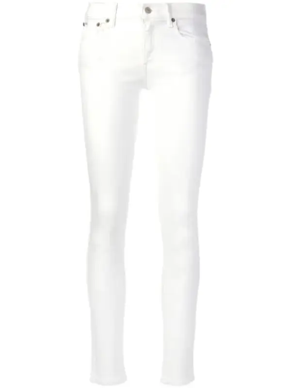 Polo Ralph Lauren Women's Tompkins Skinny Jeans In White $125