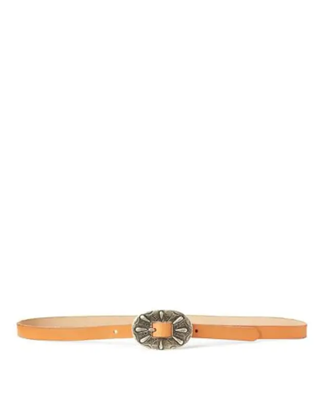 Polo Ralph Lauren Thin Belt In Tan $150