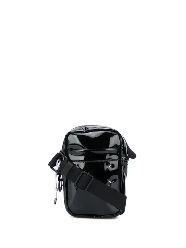 Maison Margiela Kuriertasche Mit Ziernähten In Black $675
