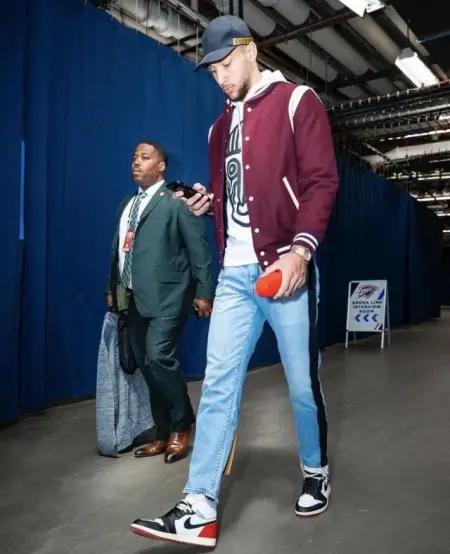 Ben Simmons outfit in Saint Laurent, Comme Des Garcons, and Givenchy, 2020