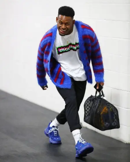 JuJu outfit in Marni, Louis Vuitton, and Dsquared2, 2020