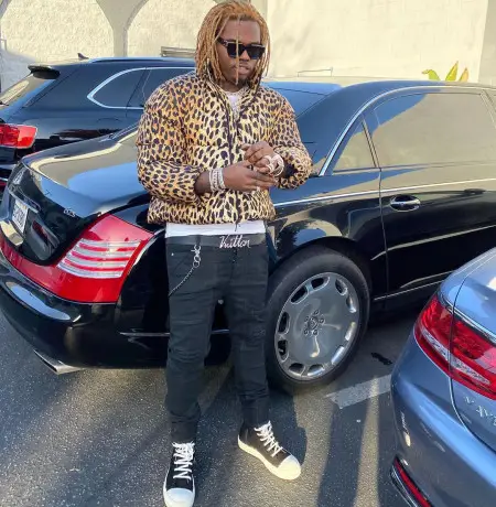 Gunna outfit in Balenciaga, Rick Owens, and Louis Vuitton, 2020
