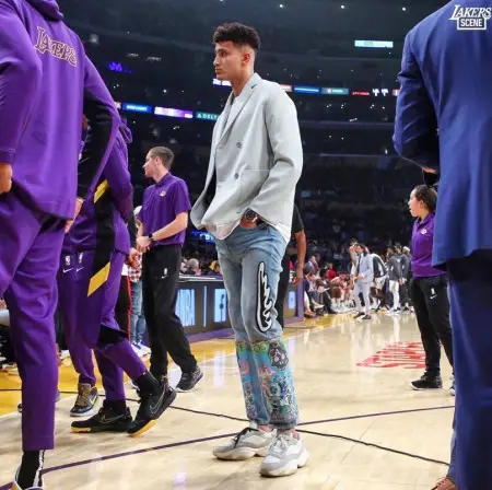 Kyle Kuzma outfit in OAMC, Puma, and Jannik Wikkelsø Davidse, 2020
