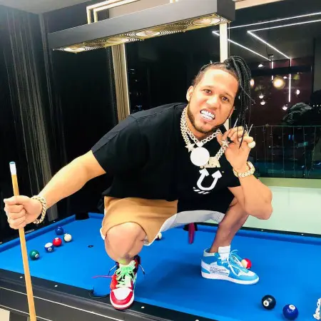 El Alfa El Jefe outfit in Off-White, Undercover, and Supreme, 2020
