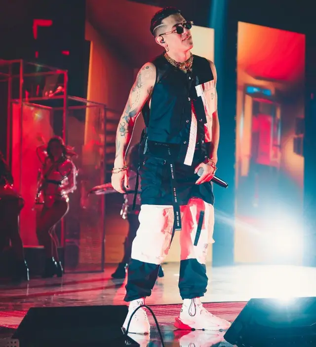 Lenny Tavarez outfit in Diesel, Y-3, and Cleo Nicci, 2020