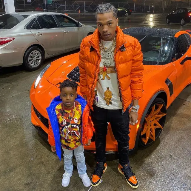 Lil Baby outfit in Moncler, Louis Vuitton, and 1017 Alyx 9SM, 2020