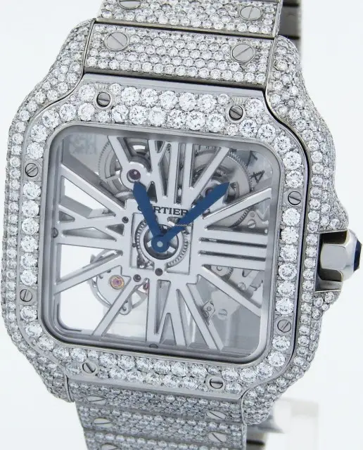 skeleton cartier iced out