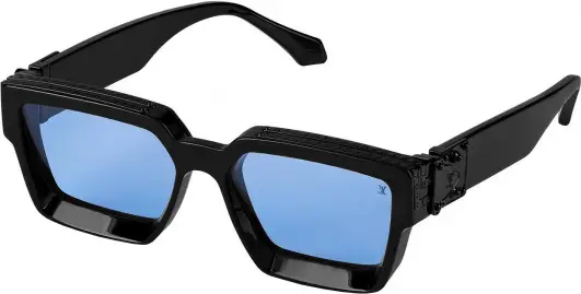 Louis Vuitton 1.1 Millionaires Sunglasses Black/Blue for Men