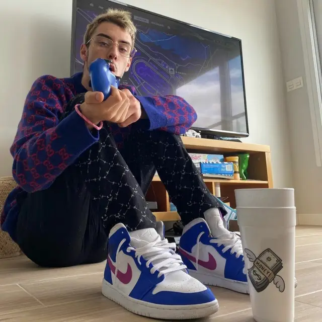 Kidd Keo outfit in Gucci, Keo Couture, and Jordan, 2020
