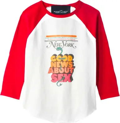 marc jacobs baseball tee