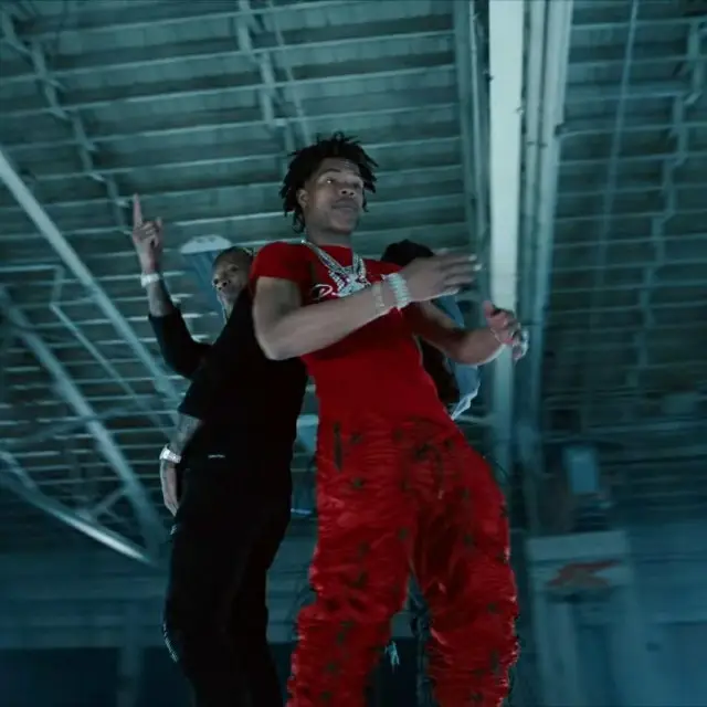 Lil Baby outfit in No Name, 2020