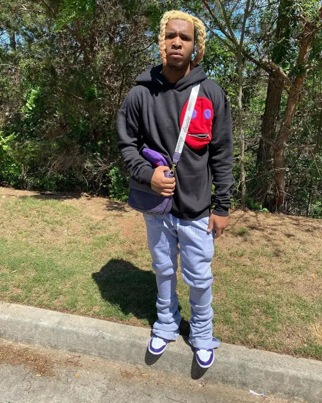 Lil Keed outfit in Syckli, Porn WD, and Das Nine, 2020