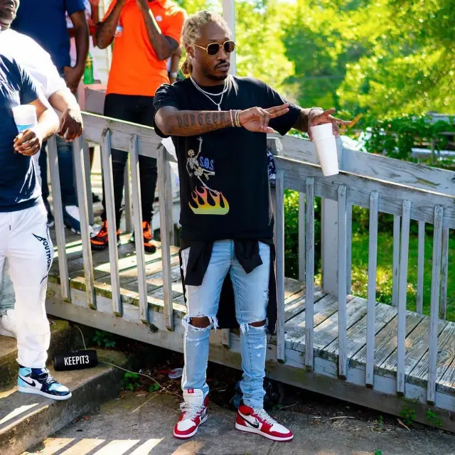 Future outfit in Cease±Desist, Amiri, and I Never Heard of You, 2020