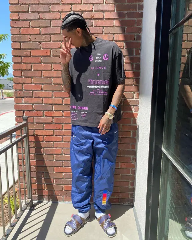 Jordan Clarkson outfit in Childhood Dreams, Lordfubu, and Louis Vuitton, 2020