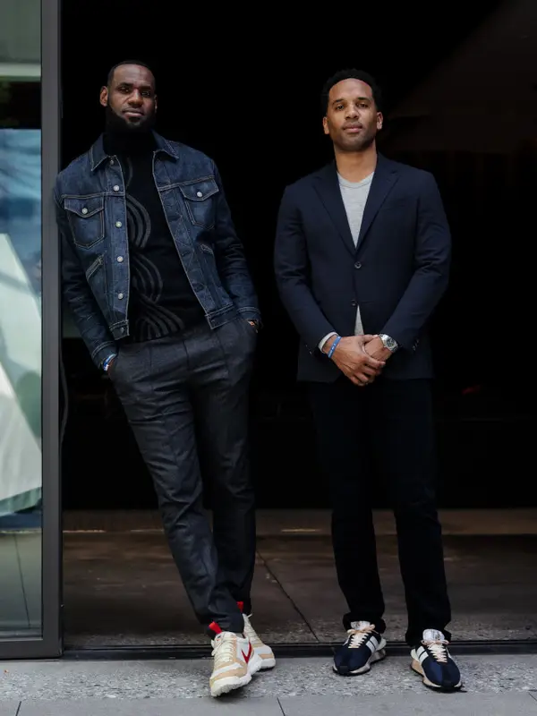 LeBron James outfit in Tom Ford, Brunello Cucinelli, and Nike, 2020