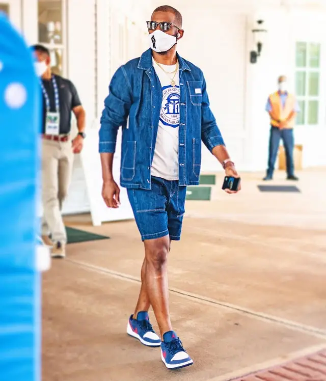 Chris Paul outfit in Jordan, 2020