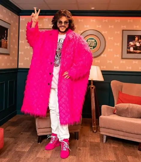 Филипп Киркоров outfit in Balenciaga, Philipp Plein, and Giuseppe Zanotti, 2020
