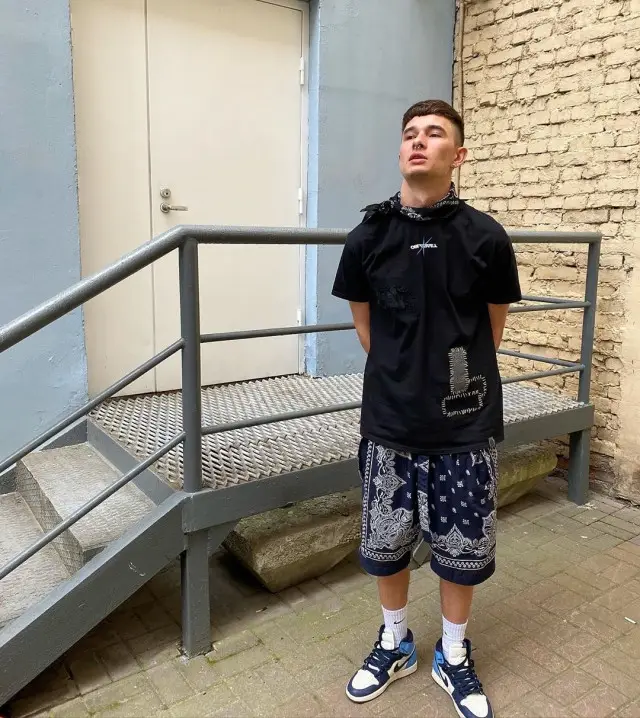 Obladaet outfit in Ivan D, Sacai, and Nike, 2020