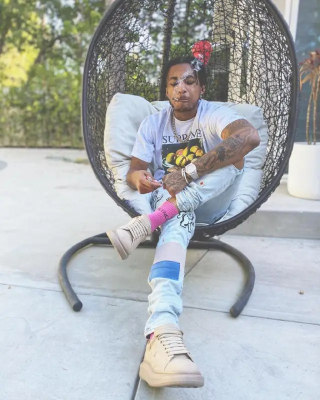 DDG outfit in Supreme, Amiri, and Balenciaga, 2020