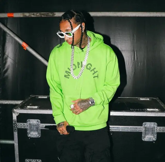 Tyga outfit in Midnight Studios, 2020