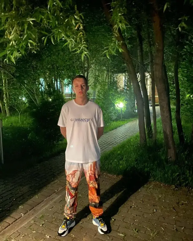 Markul outfit in Givenchy, Palm Angels, and Dior, 2020