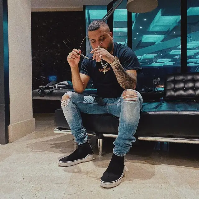 Dimelo Flow outfit in Anti Social Social Club, Undefeated, and Louis Vuitton, 2020