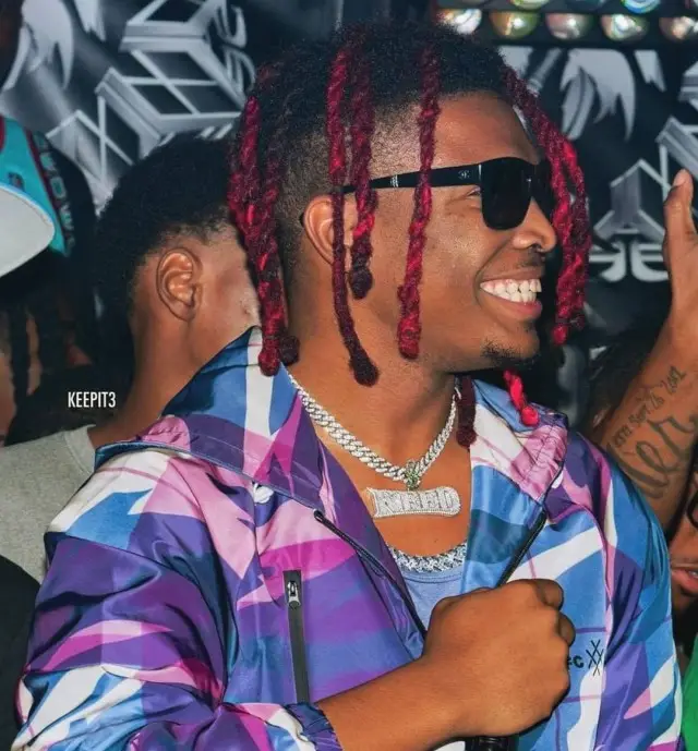 Lil Keed outfit in Lucid FC, 2020