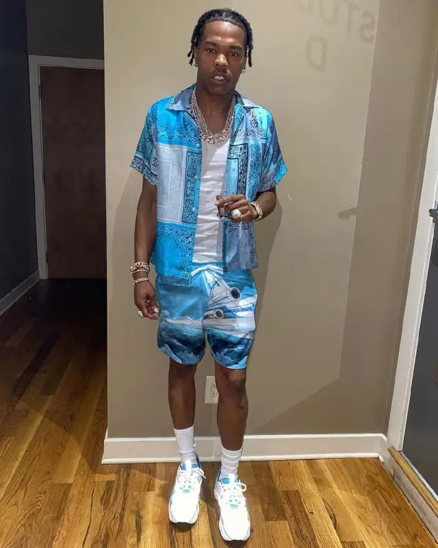 Lil Baby outfit in Amiri and Dior, 2020