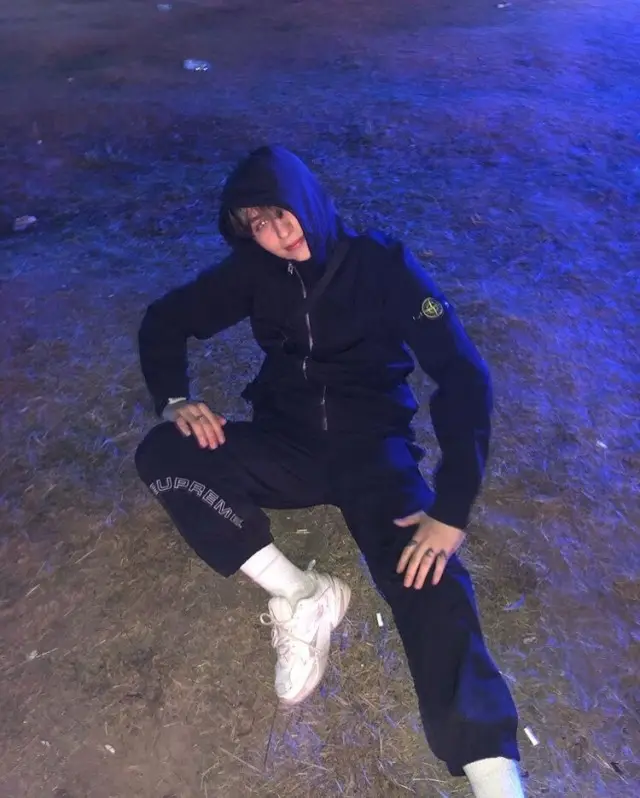 Lil Morty outfit in Stone Island, Supreme, and Nike, 2020
