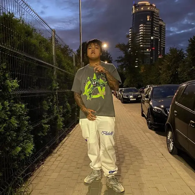Telly Grave outfit in Semon Pavlov, Club Fantasy, and Adidas, 2020