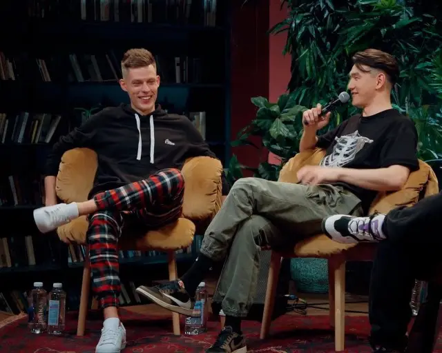 Юрий Дудь outfit in RITMIKA, 2020