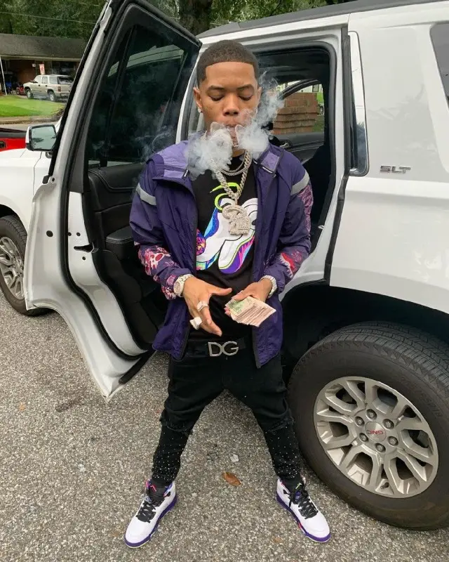 Lil Migo outfit in Hidalgo USA, Dolce & Gabbana, and Jordan, 2020