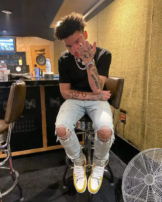 Lil Mosey outfit in Bape, Amiri, and Pitch4ck, 2020