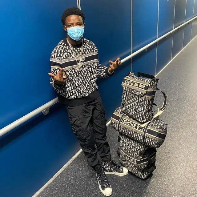 Jackboy outfit in Dior, 2020