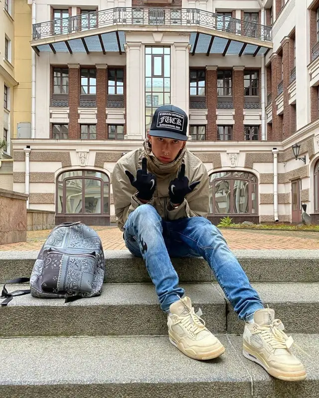 Obladaet outfit in 1017 Alyx 9SM, Chrome Hearts, and Nike, 2020