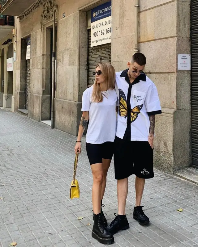 Kizaru outfit in Palm Angels, Valentino, and Cartier, 2020