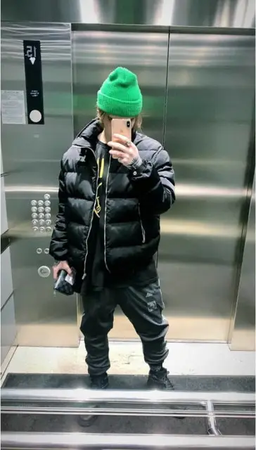 Pharaoh outfit in Alyx, Nirvana, and Louis Vuitton, 2020