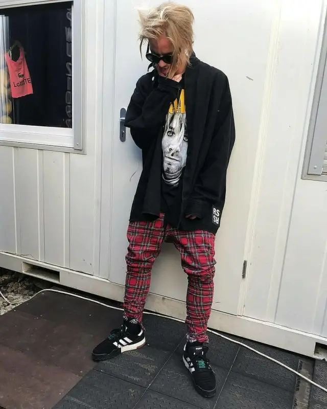 Pharaoh outfit in Raf Simons, G-Star RAW, and Gucci, 2018