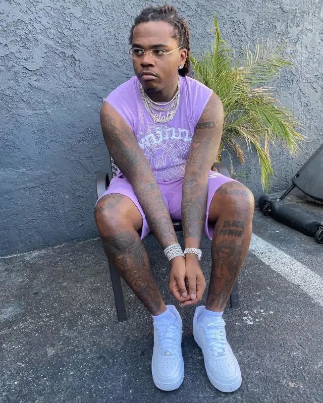Gunna outfit in Gunna Merch, Cartier, and Spider Worldwide, 2020