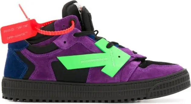 Off-White Off Court Low Top Purple Green $750