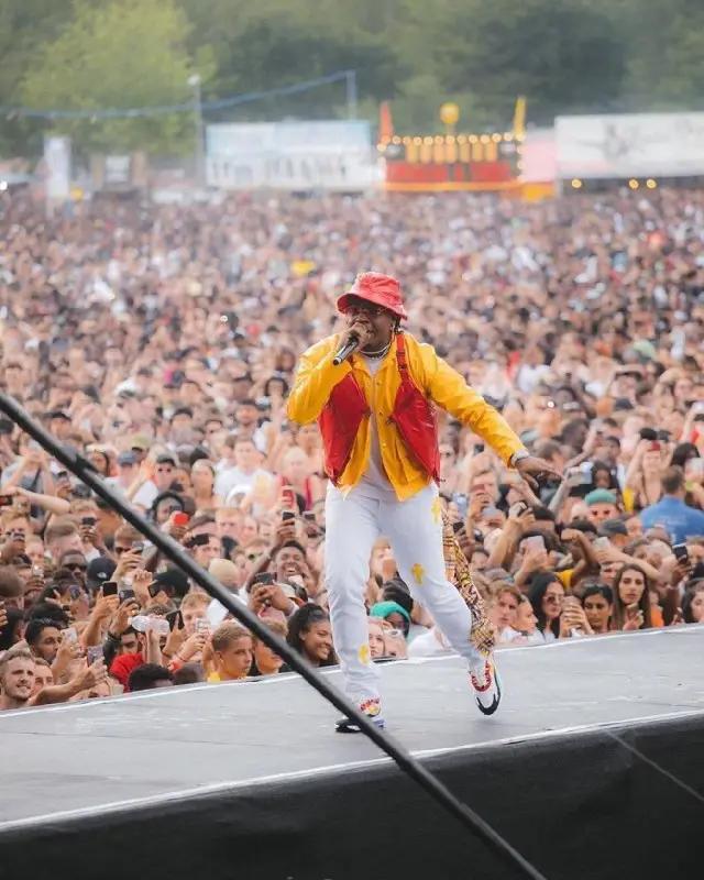Gunna outfit in Delacasso, 2019