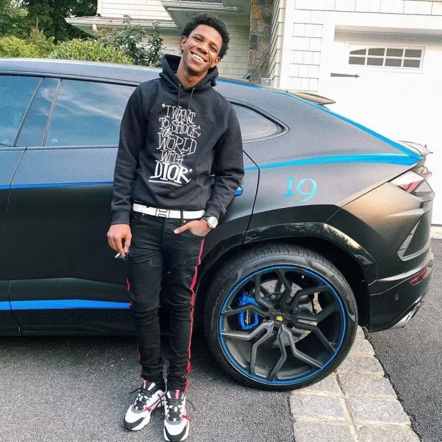 A Boogie Wit Da Hoodie outfit in Dior, Amiri, and Hermes, 2020