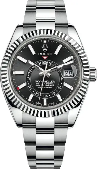 Rolex Steel & Black 'Sky-Dweller' $27600