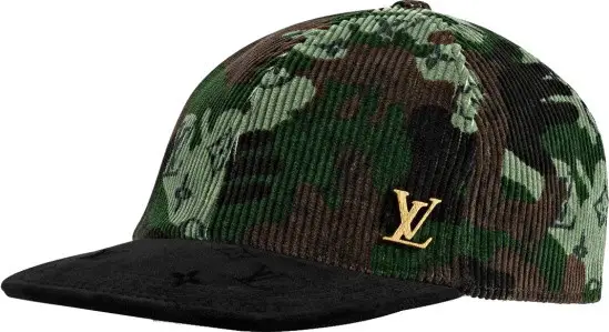 Louis Vuitton Camouflage Corduroy Hat
