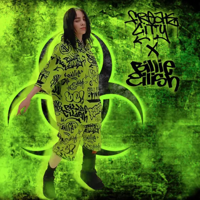 Billie Eilish outfit in Freak City L.A., 2020
