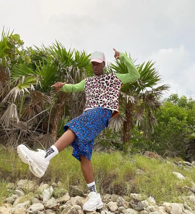 Bloody Osiris outfit in Comme Des Garcons and Nike, 2020